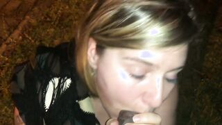 Embermae - COCK BLOCKED BY THE COPS - PUBLIC BBC BJ, BBC, Outdoor Public Blowjobs, Public Blowjob, Public Flashing, Interracial, ManyVids